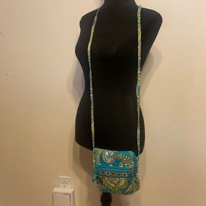 Vera Bradley Peacock Mini Hipster Crossbody